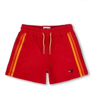 🔥NWT -AVIATOR NATION KIDS FLEX BOARD SHORTS - RED